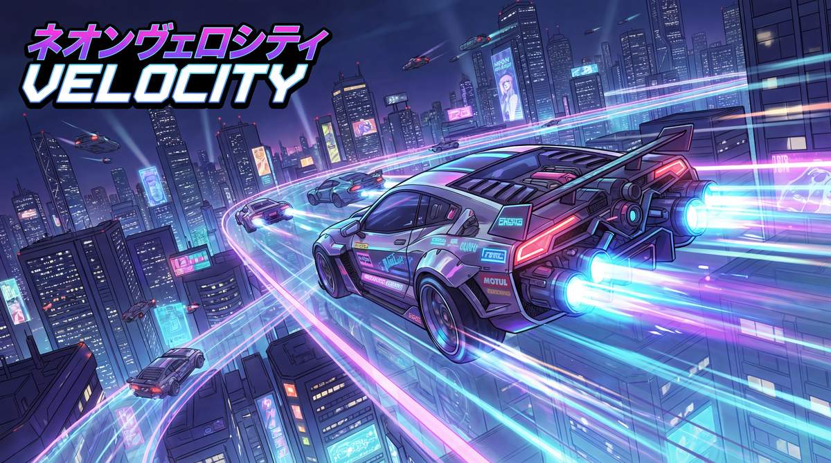 国产赛博动漫-霓虹飞车